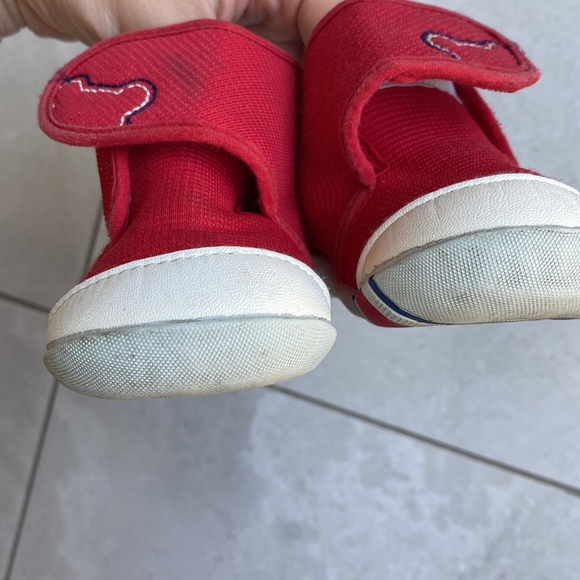 MikiHouse red baby First Shoe size 4, 12cm - Picture 6 of 6